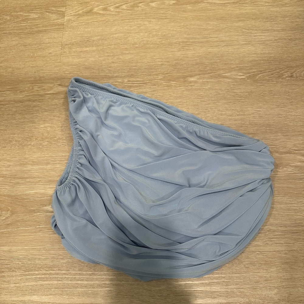 Norma Kamali light blue Diana top